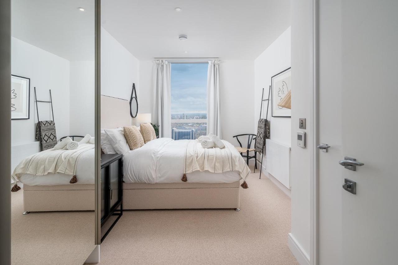 Luxurious Spacious 2Bed Suites Skyline River Views By Canary Wharf London Exterior photo