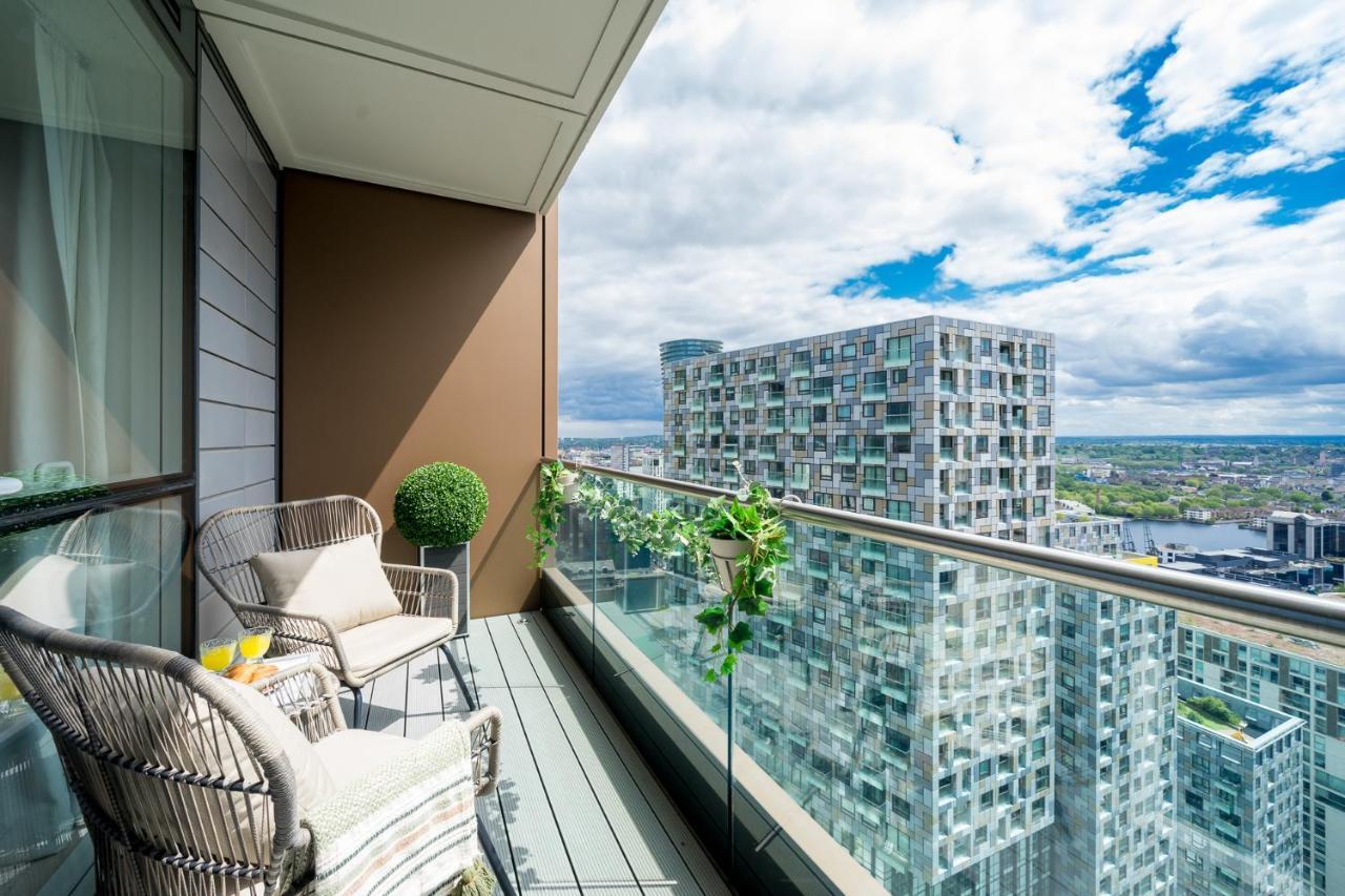 Luxurious Spacious 2Bed Suites Skyline River Views By Canary Wharf London Exterior photo