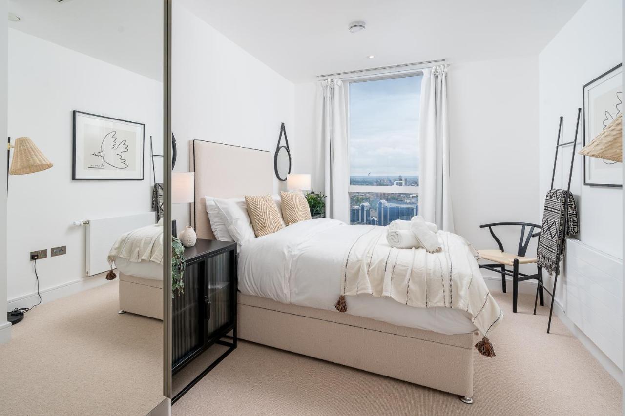 Luxurious Spacious 2Bed Suites Skyline River Views By Canary Wharf London Exterior photo